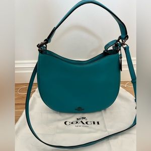 Coach Nomad Hobo Purse in Turquoise